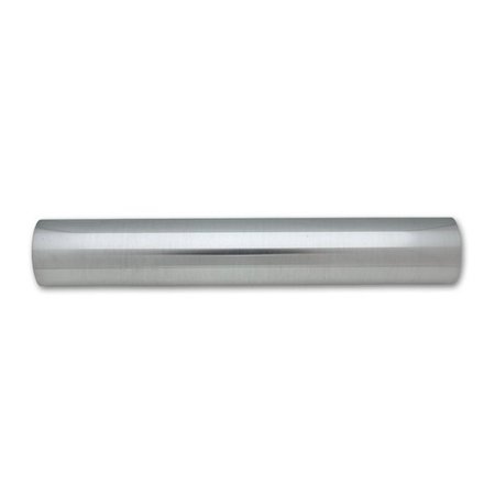 VIBRANT PERFORMANCE 2.5IN O.D. ALUMINUM STRAIGHT TUBING, 18IN LONG - POLISHED 2174